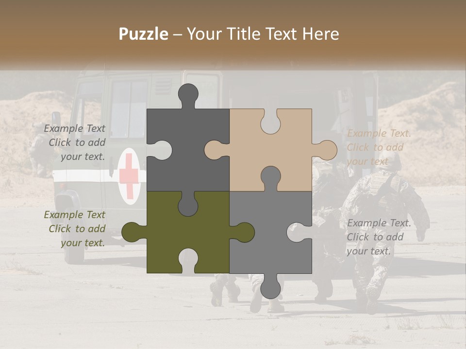 Military Medics PowerPoint Template
