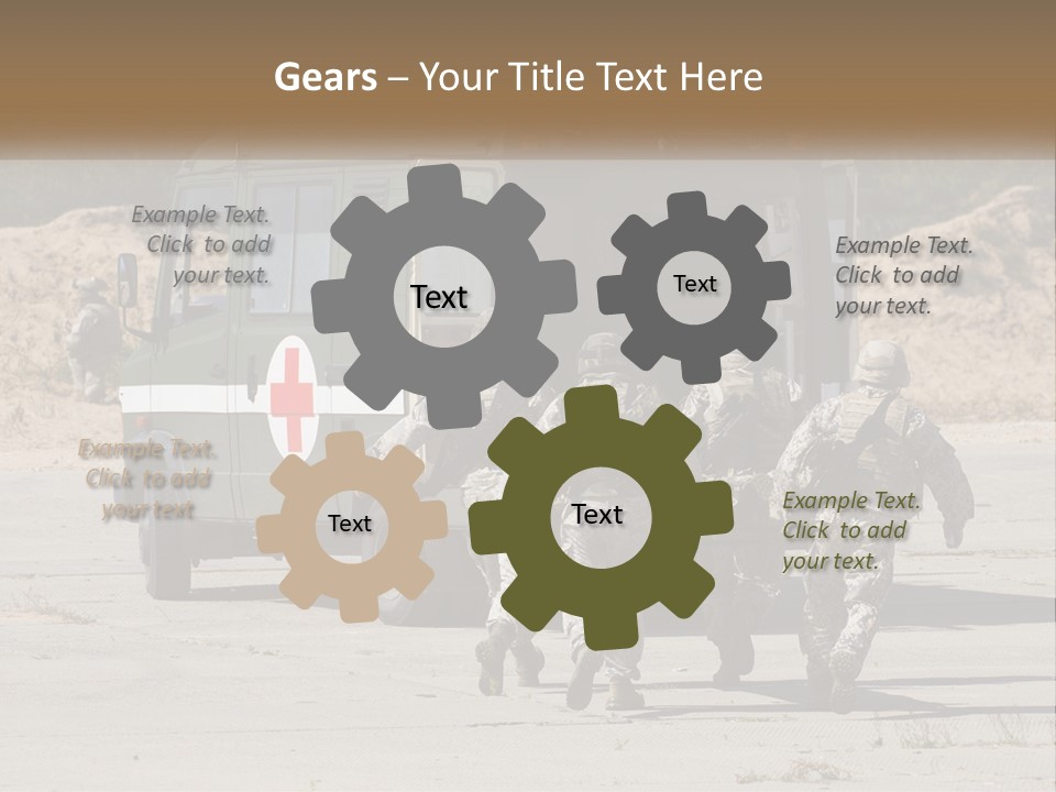 Military Medics PowerPoint Template