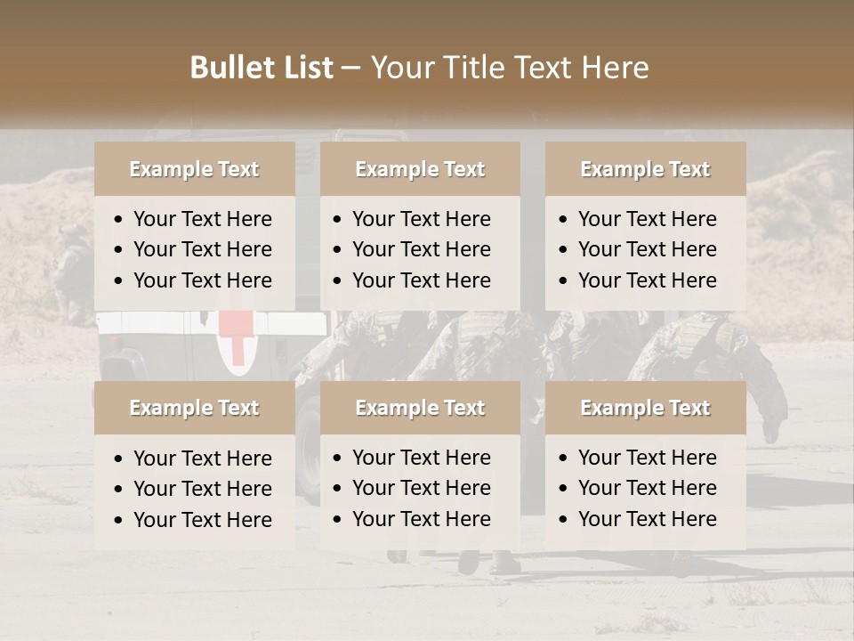Military Medics PowerPoint Template