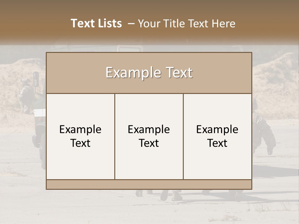 Military Medics PowerPoint Template