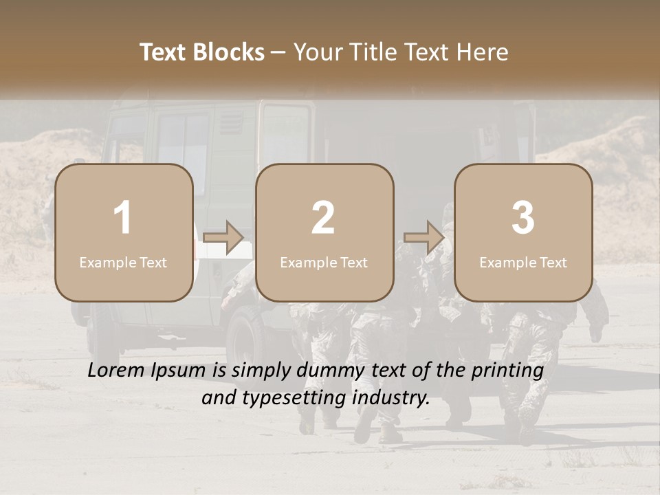 Military Medics PowerPoint Template