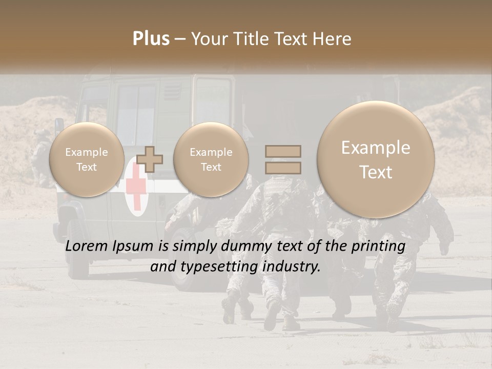 Military Medics PowerPoint Template