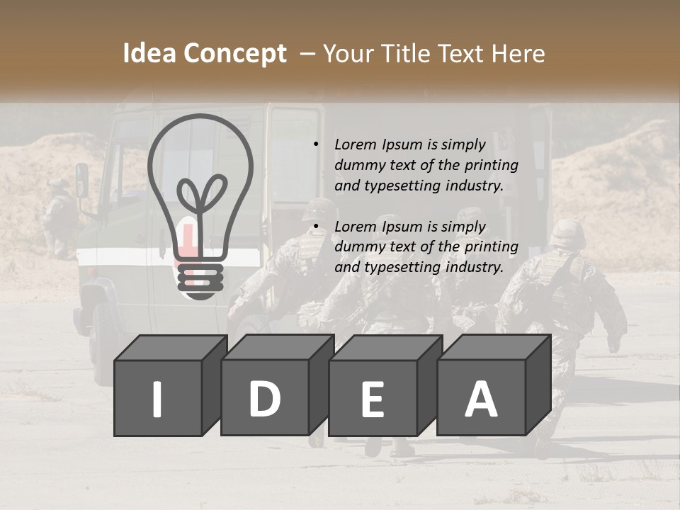 Military Medics PowerPoint Template
