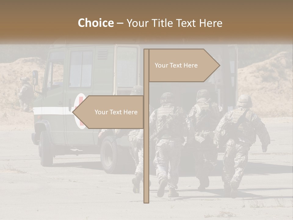 Military Medics PowerPoint Template