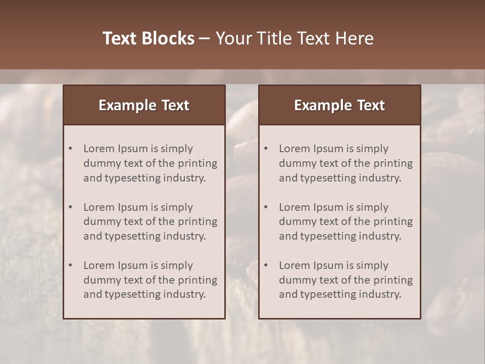 Coffee Beans PowerPoint Template