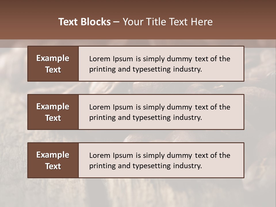Coffee Beans PowerPoint Template