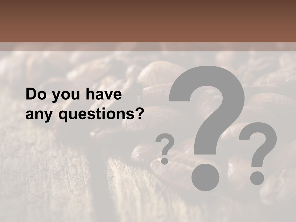 Coffee Beans PowerPoint Template