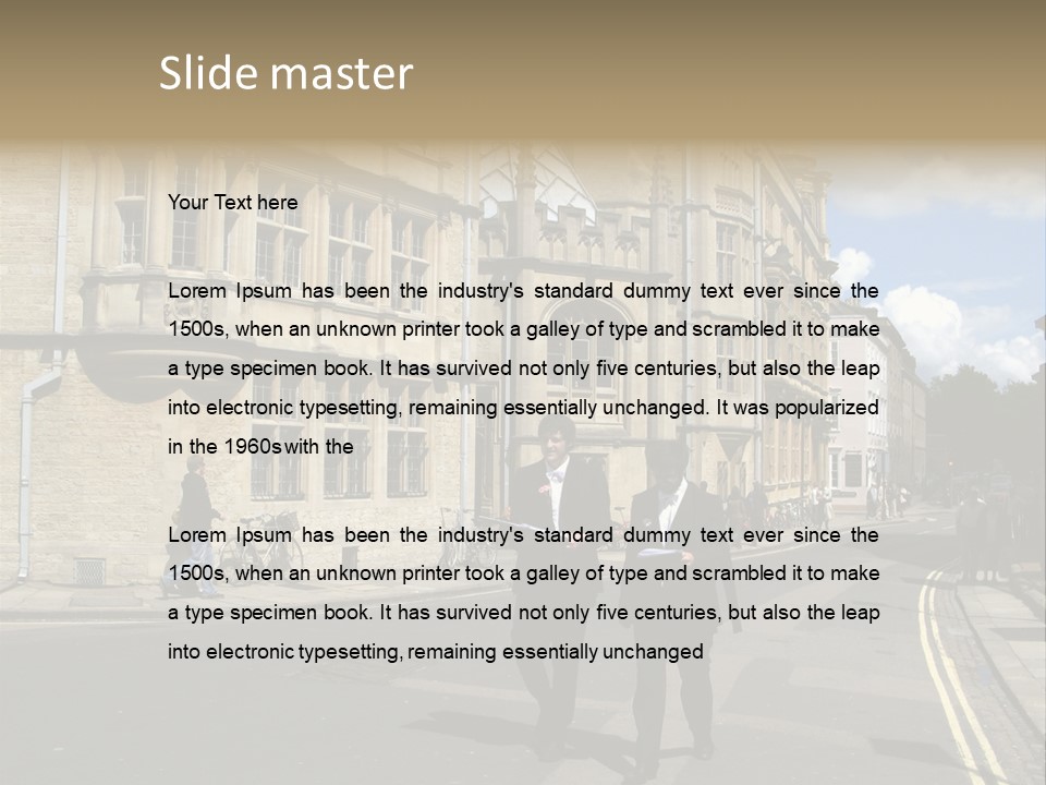 Old University PowerPoint Template