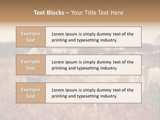 The Boy Feeds The Goat PowerPoint Template