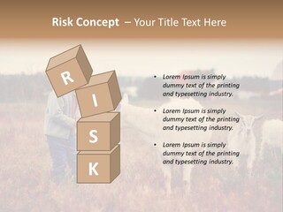 The Boy Feeds The Goat PowerPoint Template