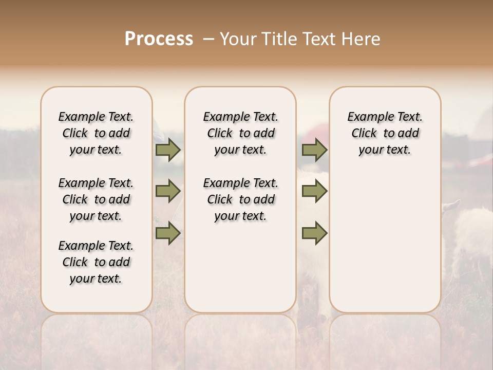 The Boy Feeds The Goat PowerPoint Template