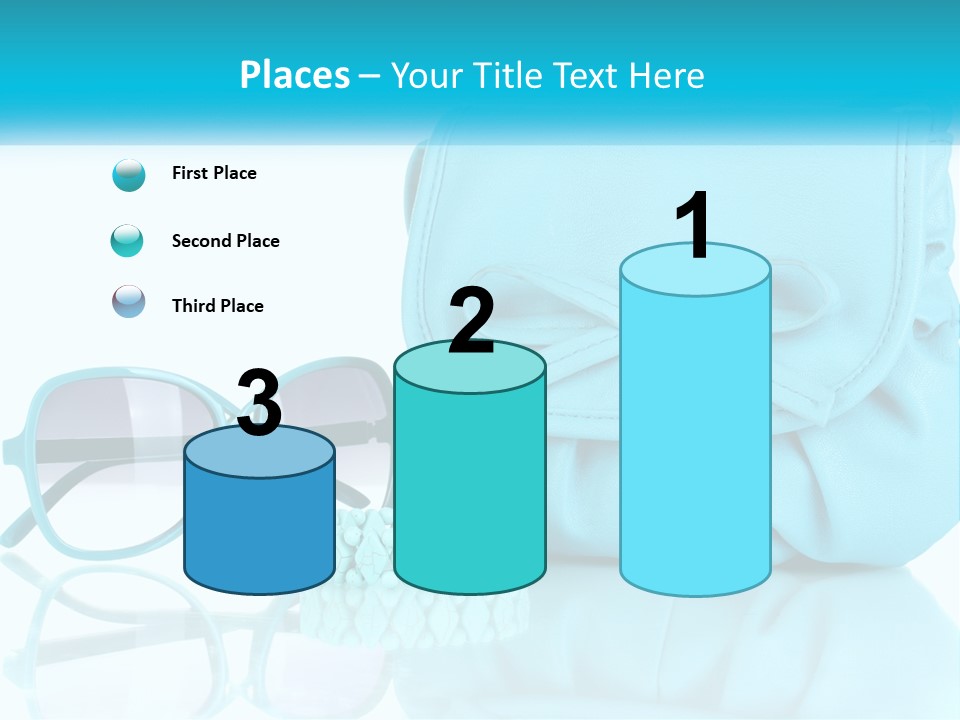 Women's Handbag And Sunglasses PowerPoint Template