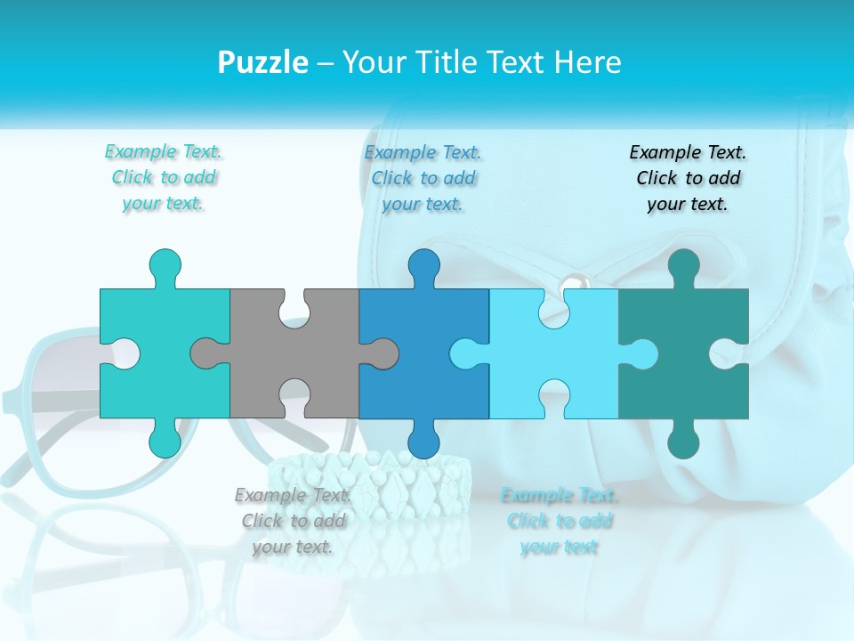 Women's Handbag And Sunglasses PowerPoint Template