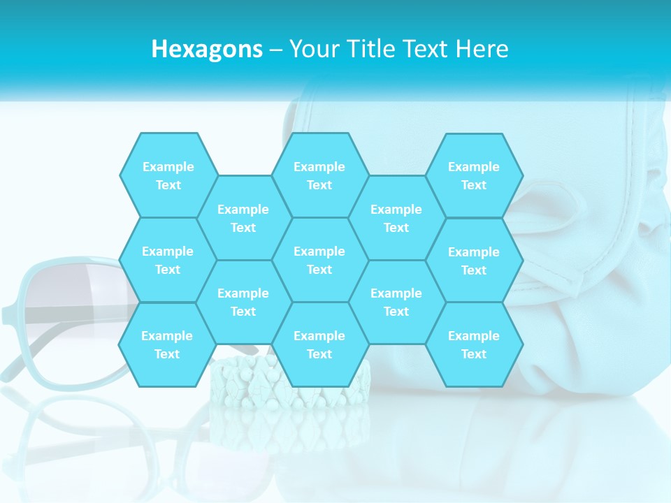 Women's Handbag And Sunglasses PowerPoint Template