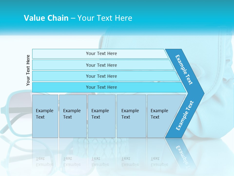Women's Handbag And Sunglasses PowerPoint Template