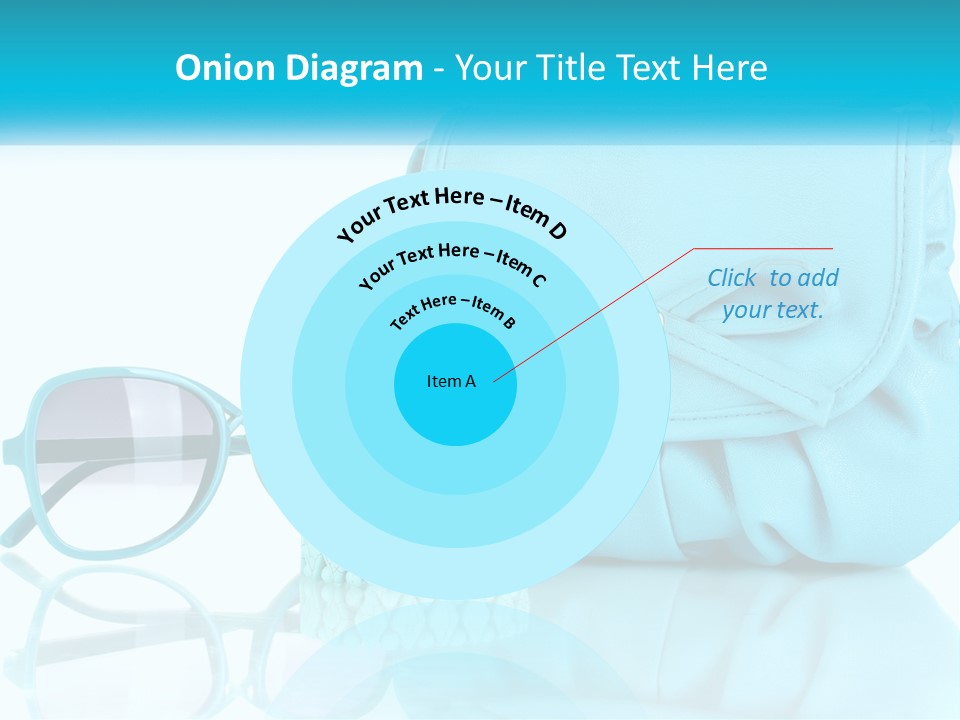 Women's Handbag And Sunglasses PowerPoint Template