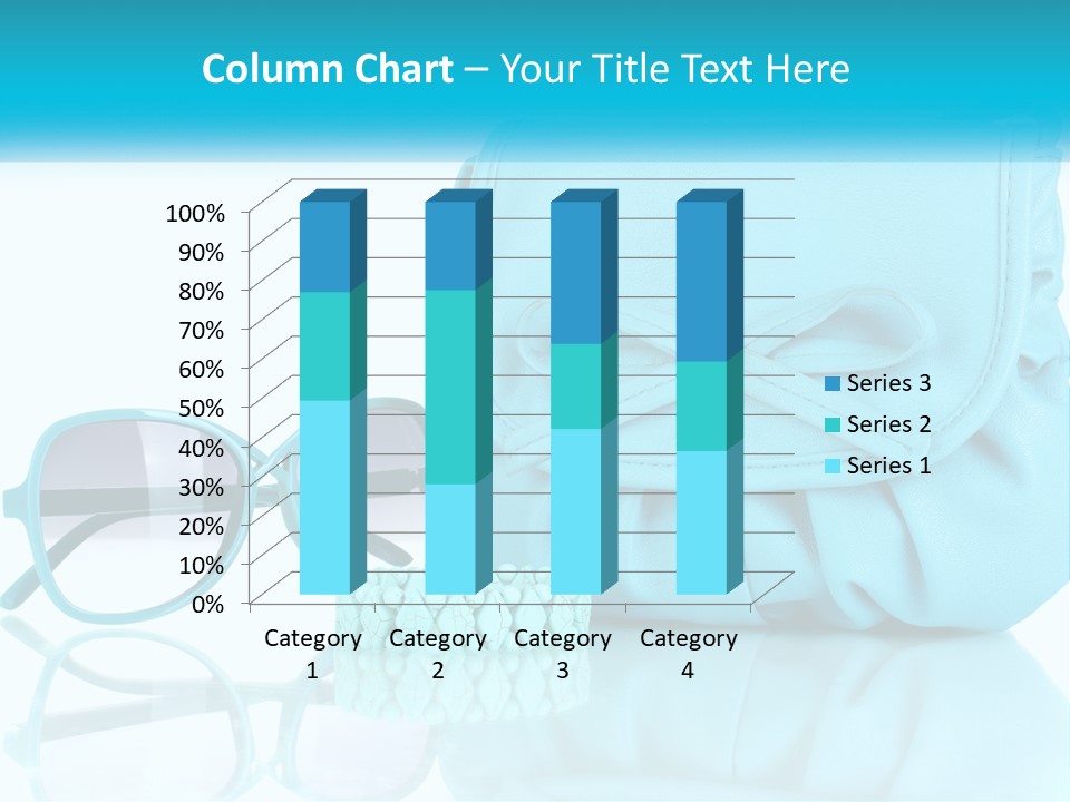 Women's Handbag And Sunglasses PowerPoint Template