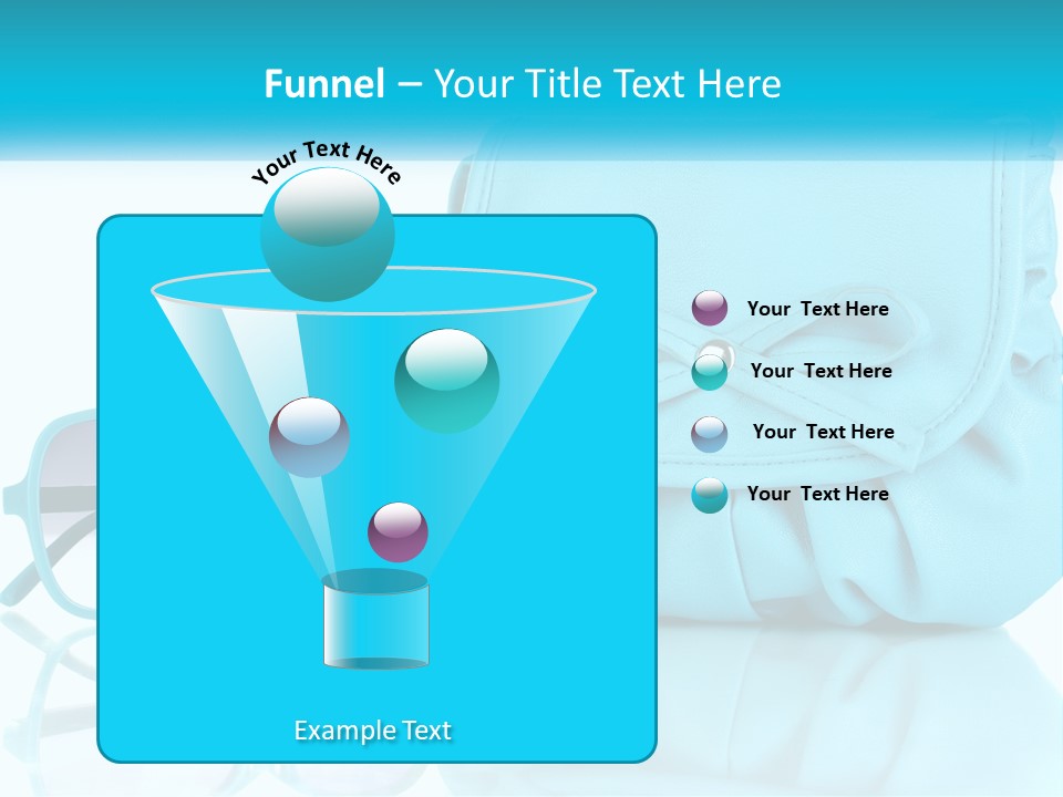 Women's Handbag And Sunglasses PowerPoint Template