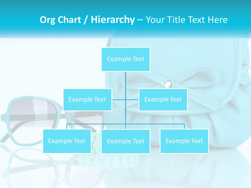 Women's Handbag And Sunglasses PowerPoint Template