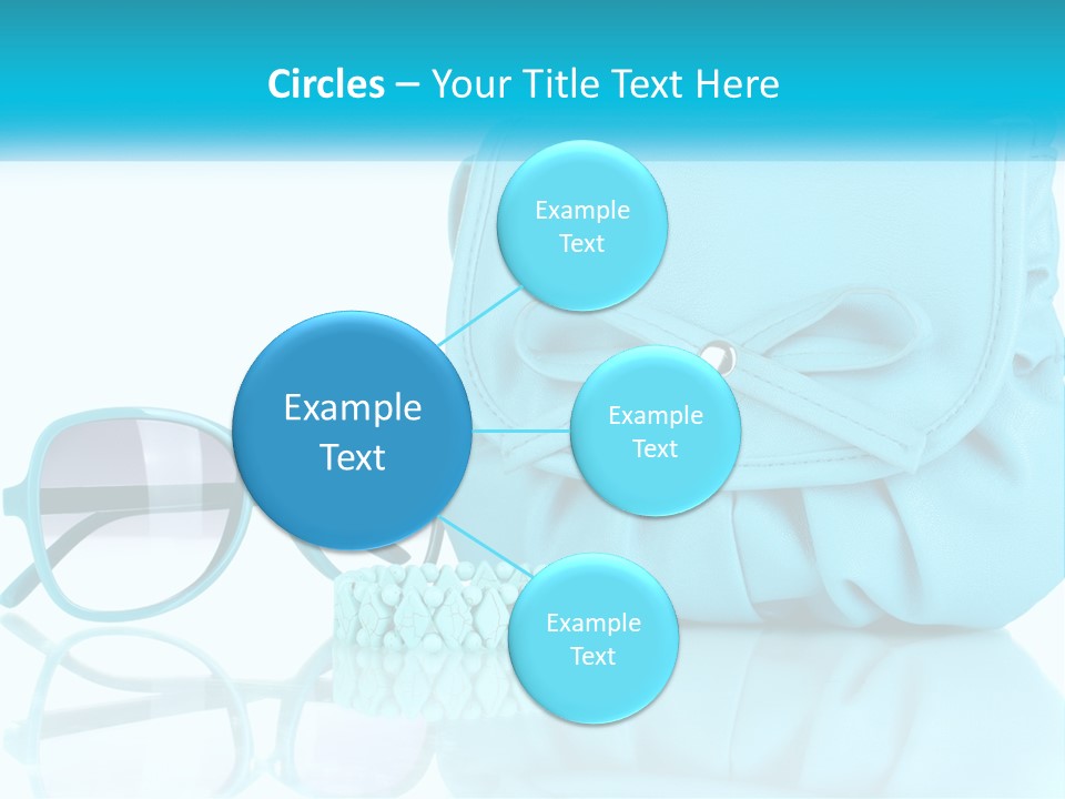 Women's Handbag And Sunglasses PowerPoint Template