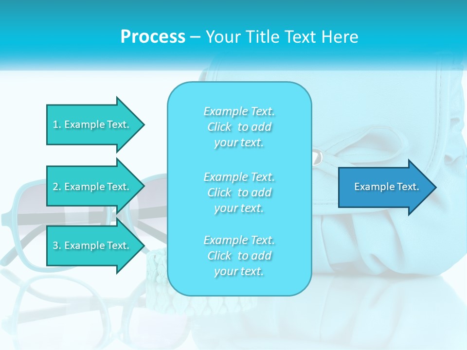 Women's Handbag And Sunglasses PowerPoint Template