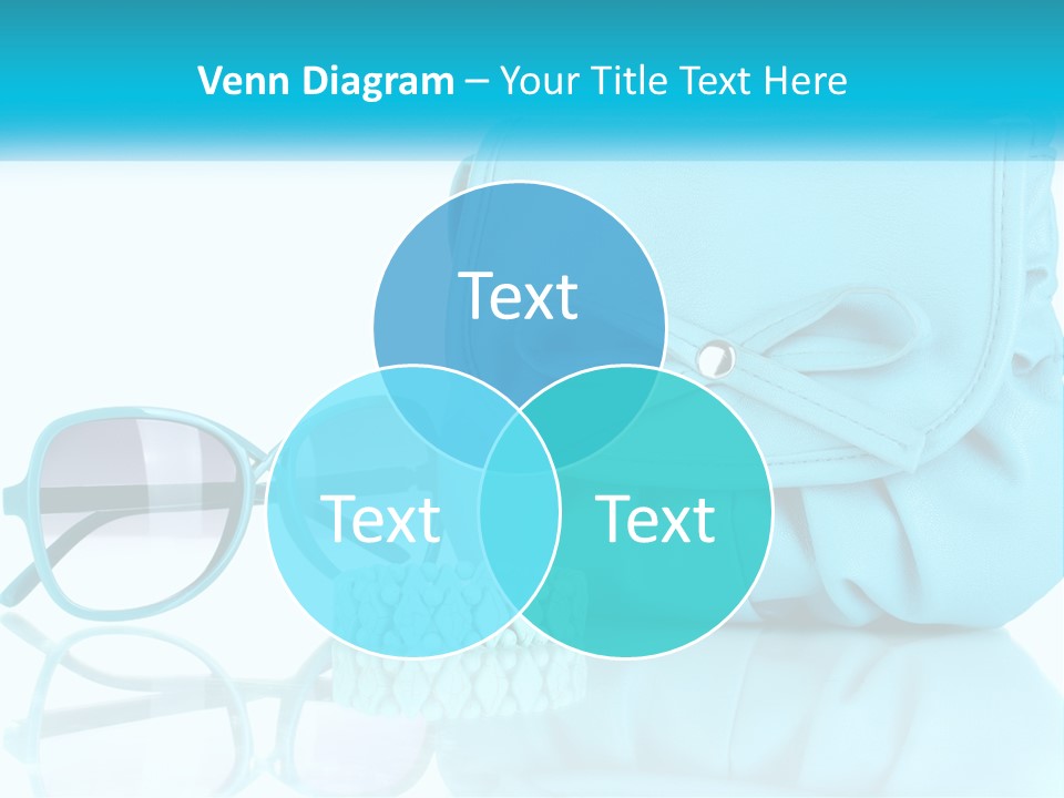 Women's Handbag And Sunglasses PowerPoint Template