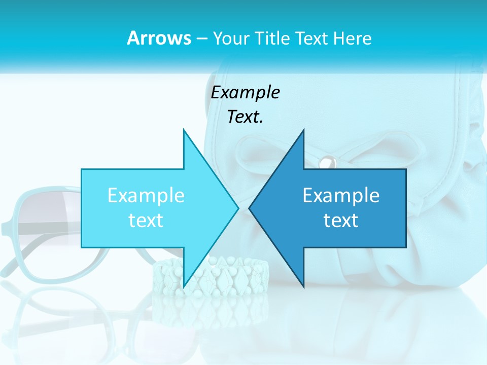 Women's Handbag And Sunglasses PowerPoint Template