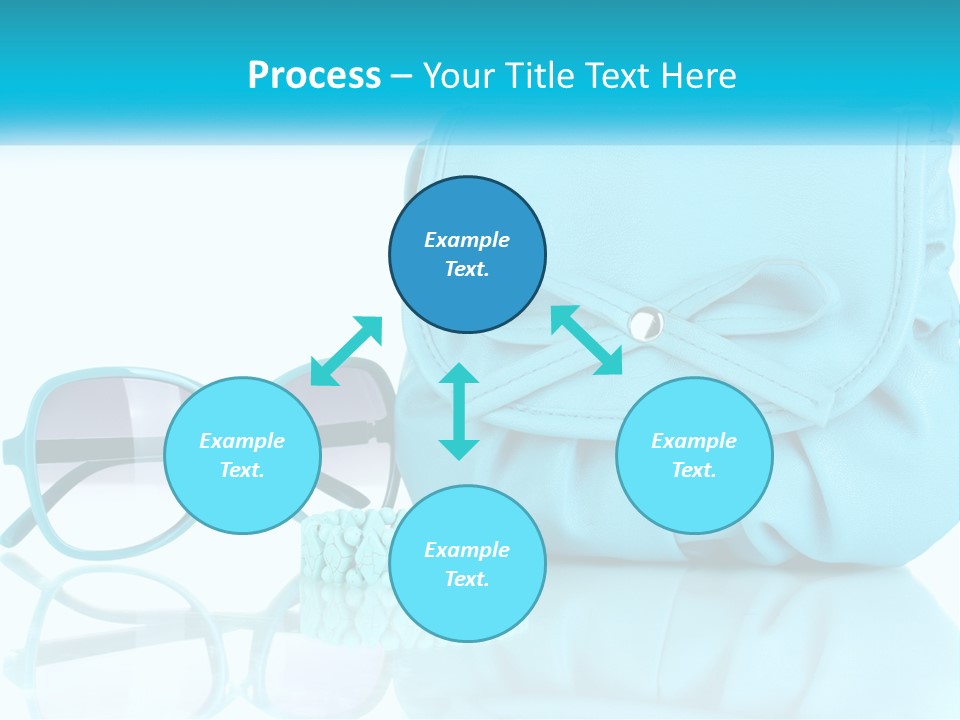 Women's Handbag And Sunglasses PowerPoint Template
