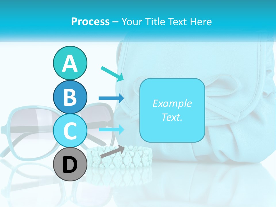 Women's Handbag And Sunglasses PowerPoint Template