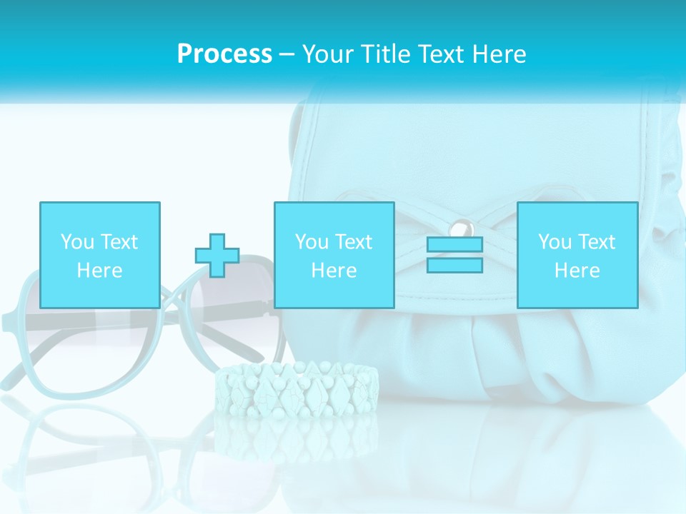 Women's Handbag And Sunglasses PowerPoint Template