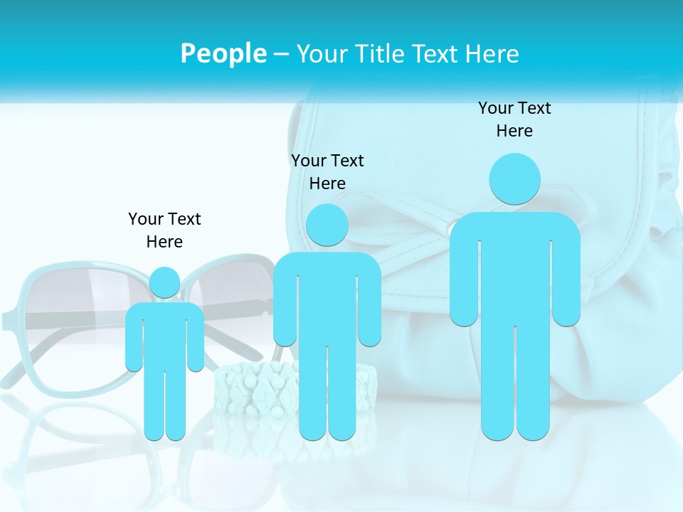 Women's Handbag And Sunglasses PowerPoint Template