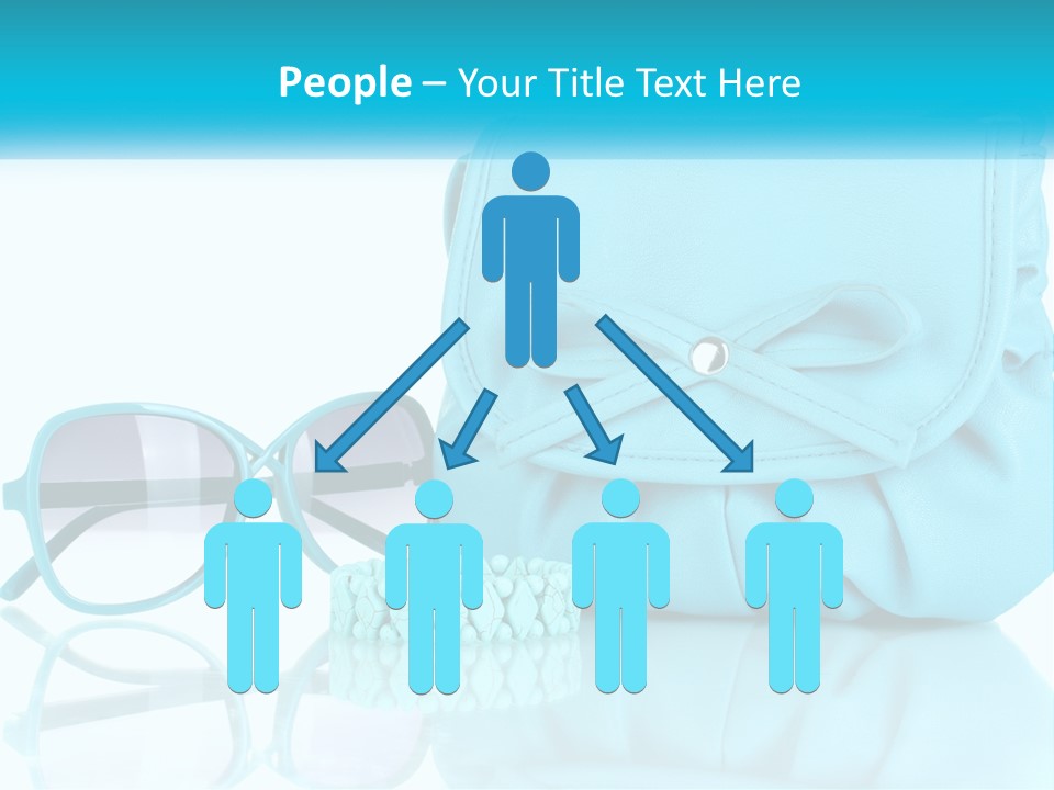 Women's Handbag And Sunglasses PowerPoint Template