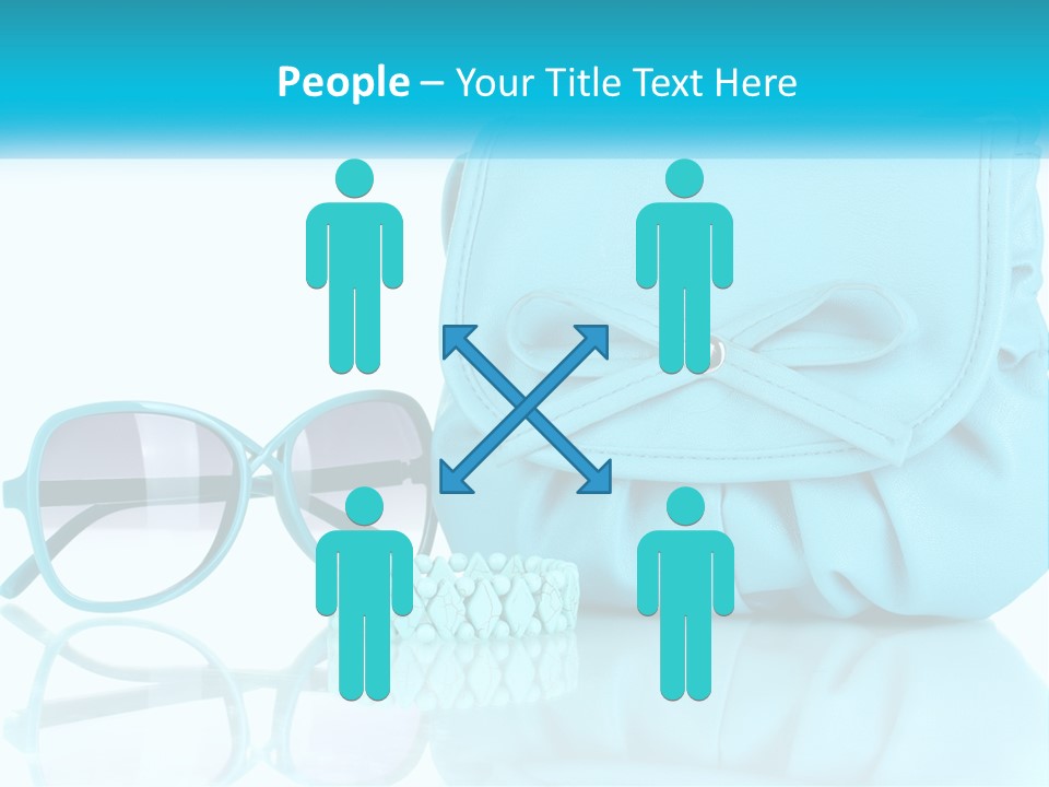 Women's Handbag And Sunglasses PowerPoint Template