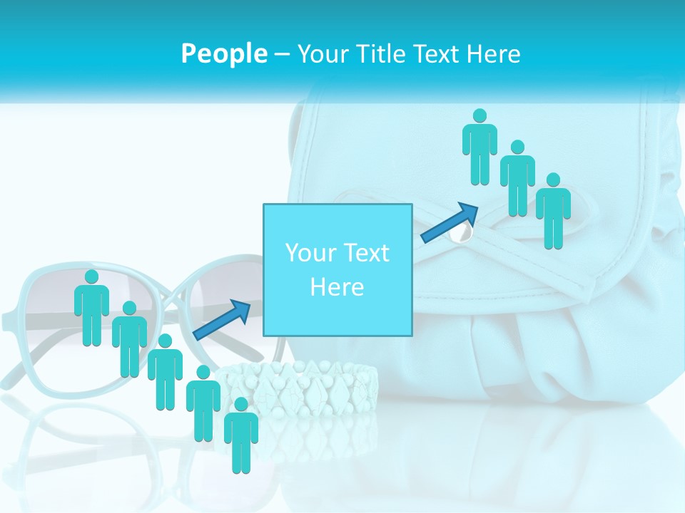 Women's Handbag And Sunglasses PowerPoint Template