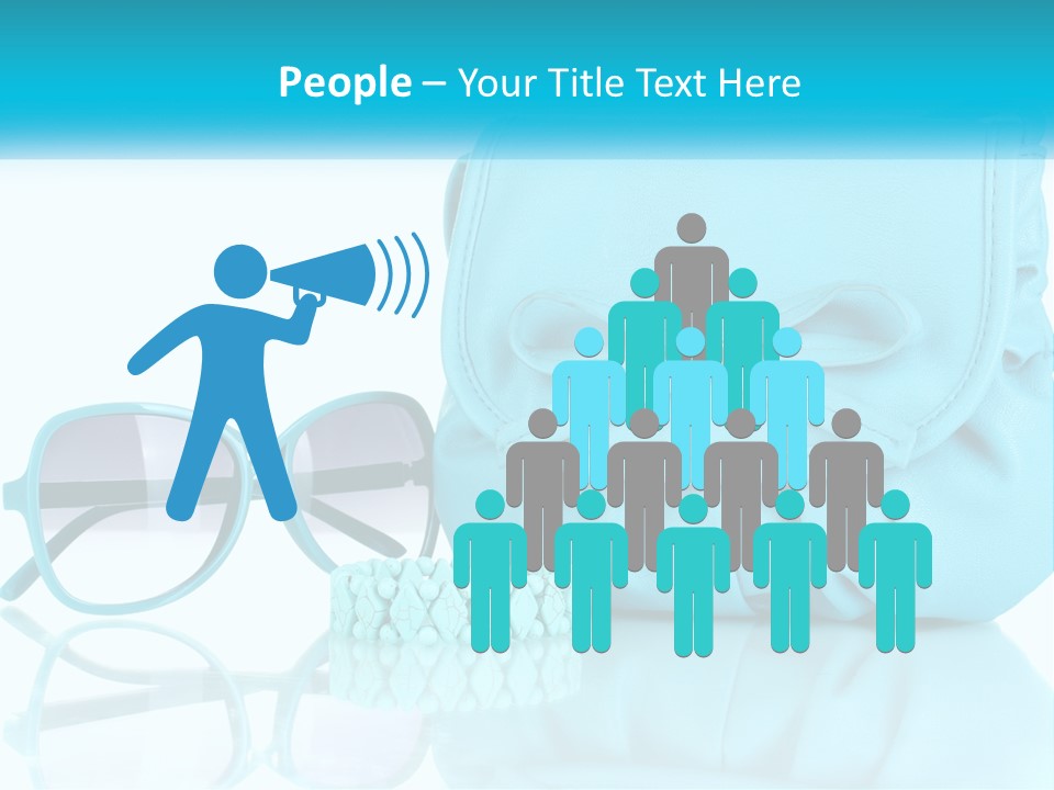 Women's Handbag And Sunglasses PowerPoint Template