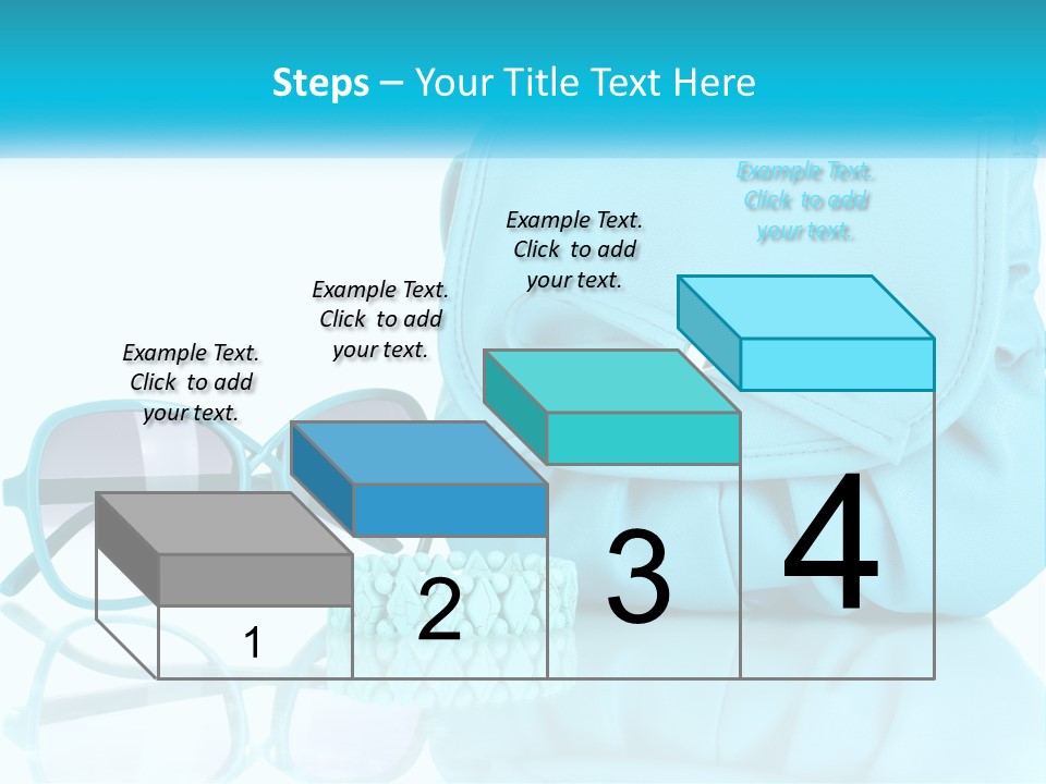 Women's Handbag And Sunglasses PowerPoint Template