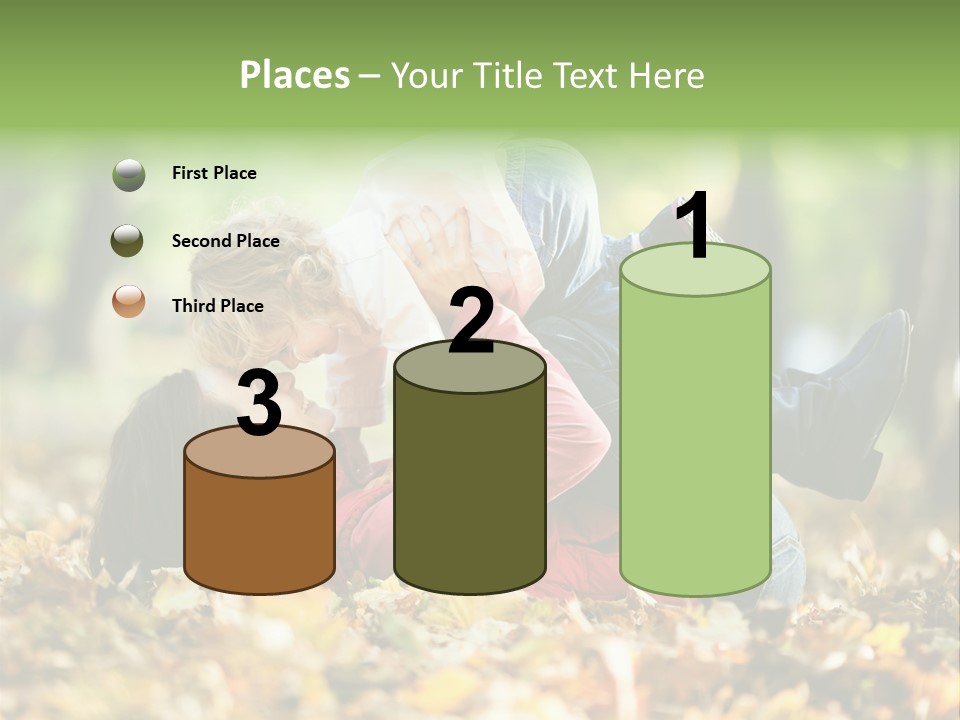 Woman With Child PowerPoint Template