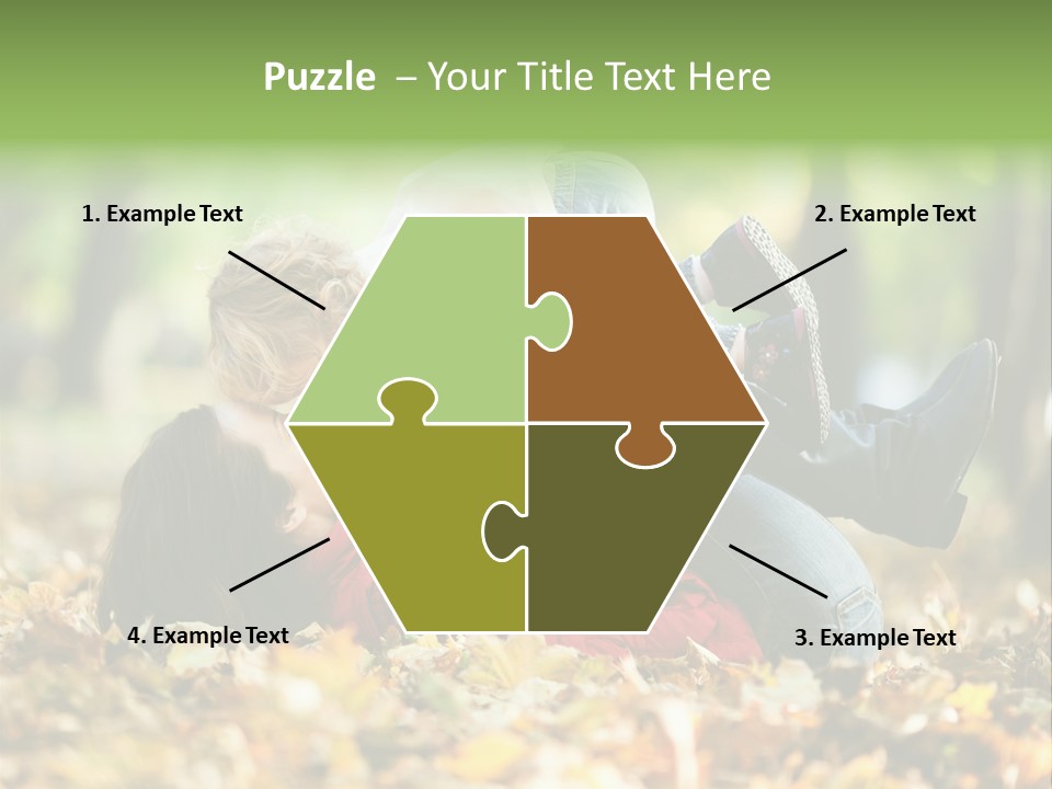 Woman With Child PowerPoint Template