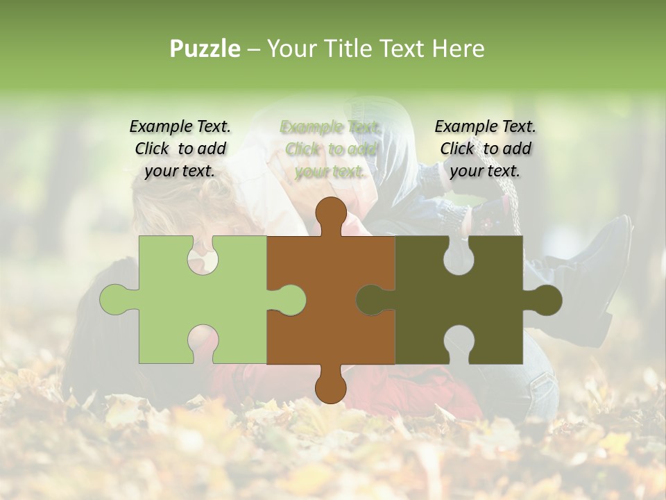 Woman With Child PowerPoint Template