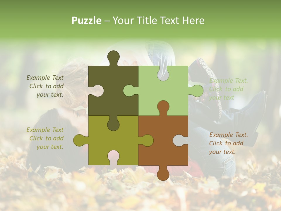 Woman With Child PowerPoint Template