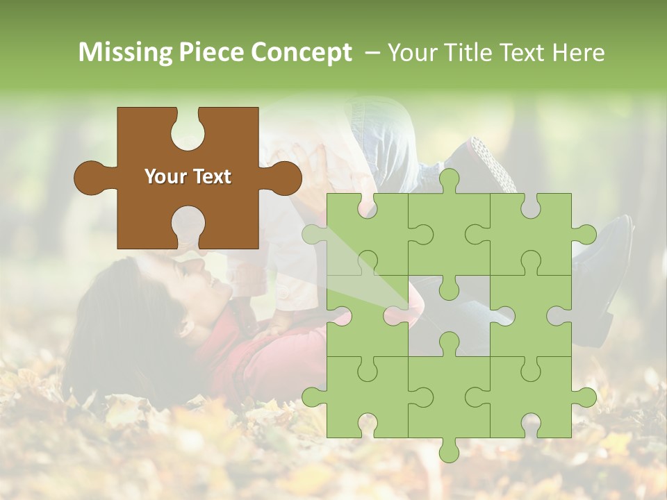 Woman With Child PowerPoint Template