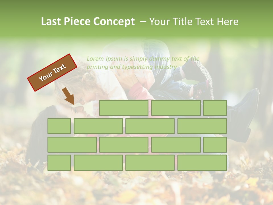 Woman With Child PowerPoint Template