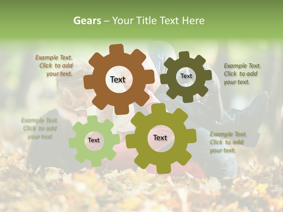 Woman With Child PowerPoint Template