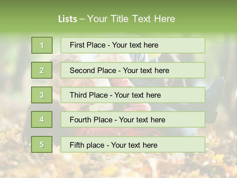 Woman With Child PowerPoint Template