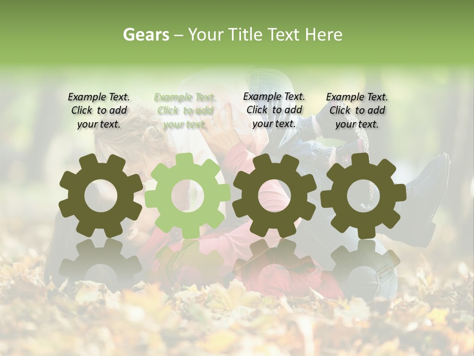 Woman With Child PowerPoint Template