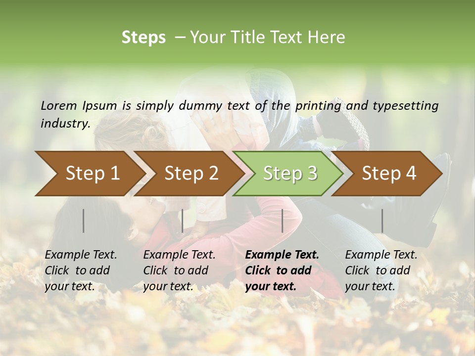 Woman With Child PowerPoint Template