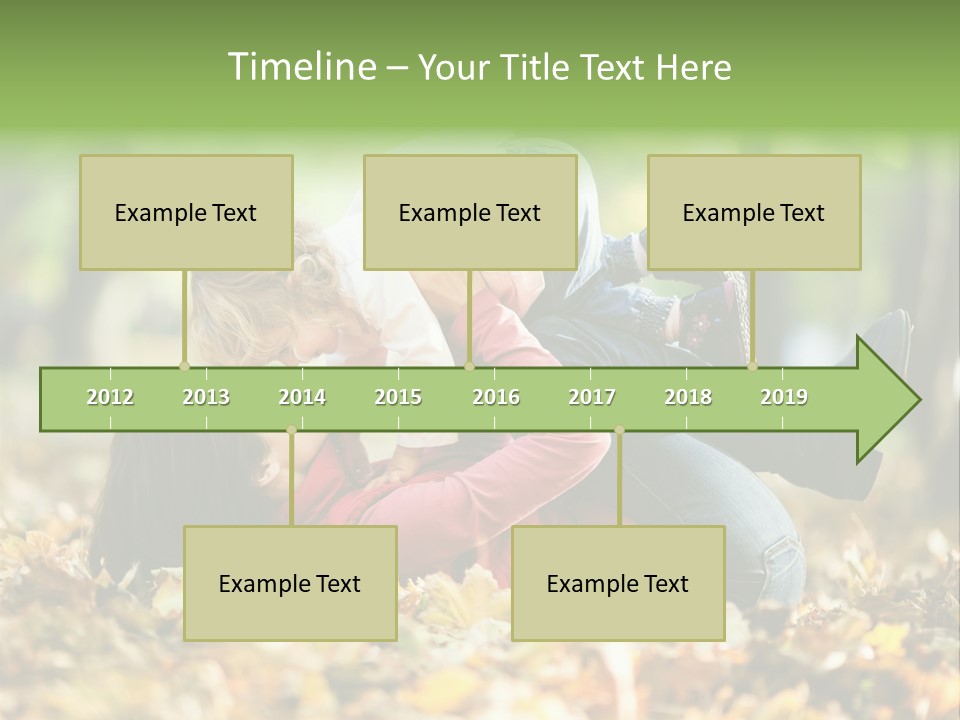 Woman With Child PowerPoint Template