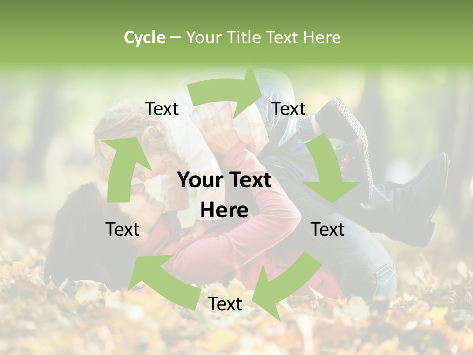 Woman With Child PowerPoint Template