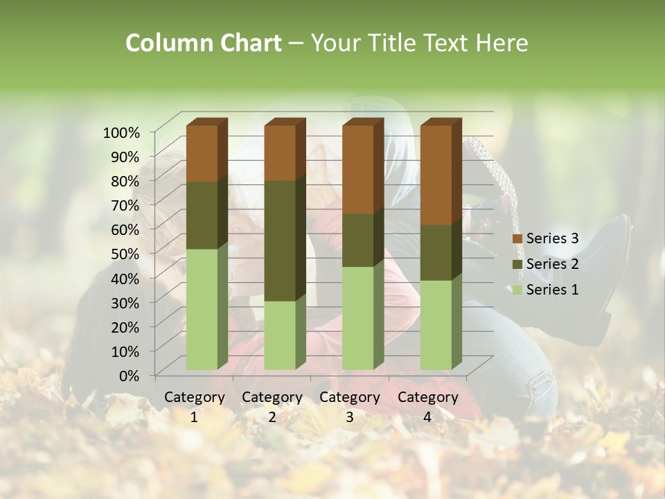 Woman With Child PowerPoint Template