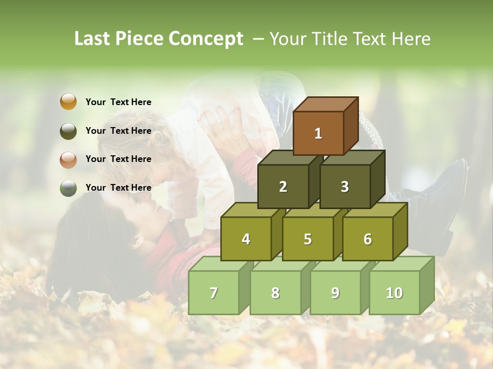 Woman With Child PowerPoint Template